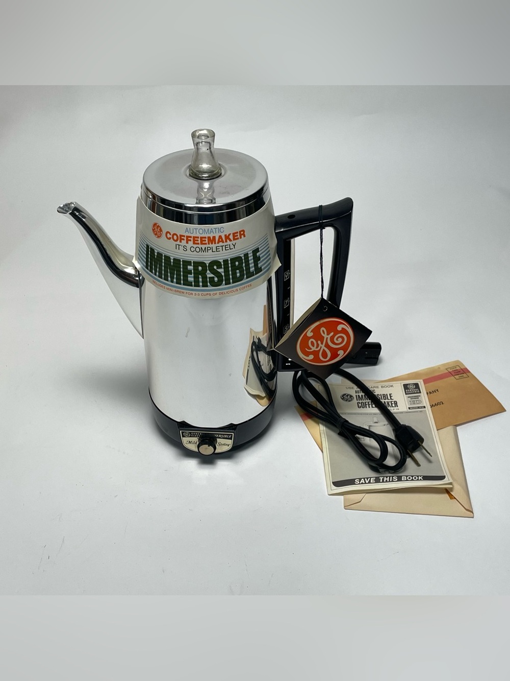 Vintage GE Automatic Immersible Coffee Maker Model A3P15 P15 In Box
